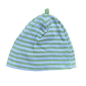 Kappe mit grün / weissen Streifen