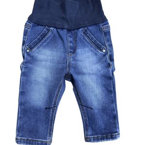 Leichte Stoffhosen in Jeansoptik