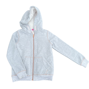 Pullover/Jäggli mit Kapuze und Reissverschluss
