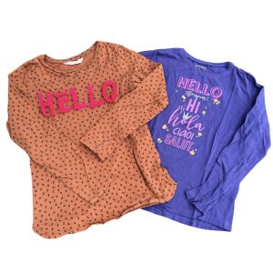 2er Set langarm Shirt