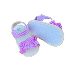 Süsse Baby-Sandale in rosa (Grösse 20)