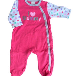 Pyjama “I Love Mummy” – Aufdruck