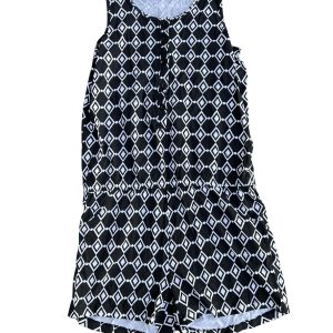 Jumpsuit/Kleid in schwarz/weiss